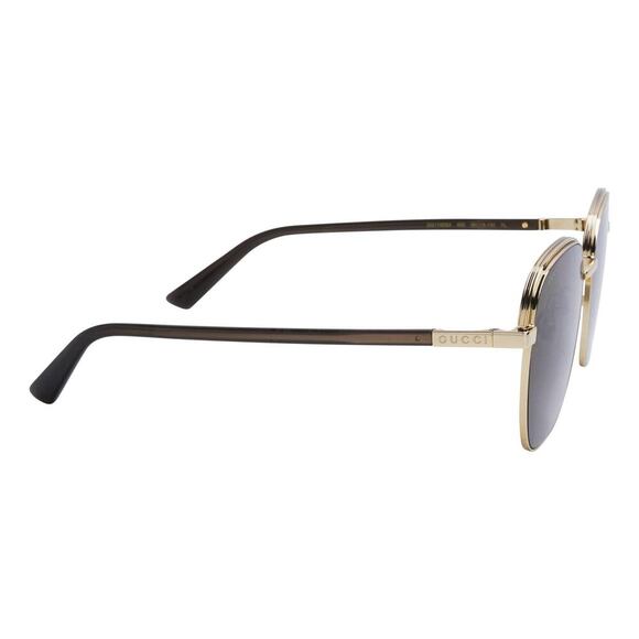 NWT Gucci GG1100SA-002 Gold Oversized 58mm Sunglasses